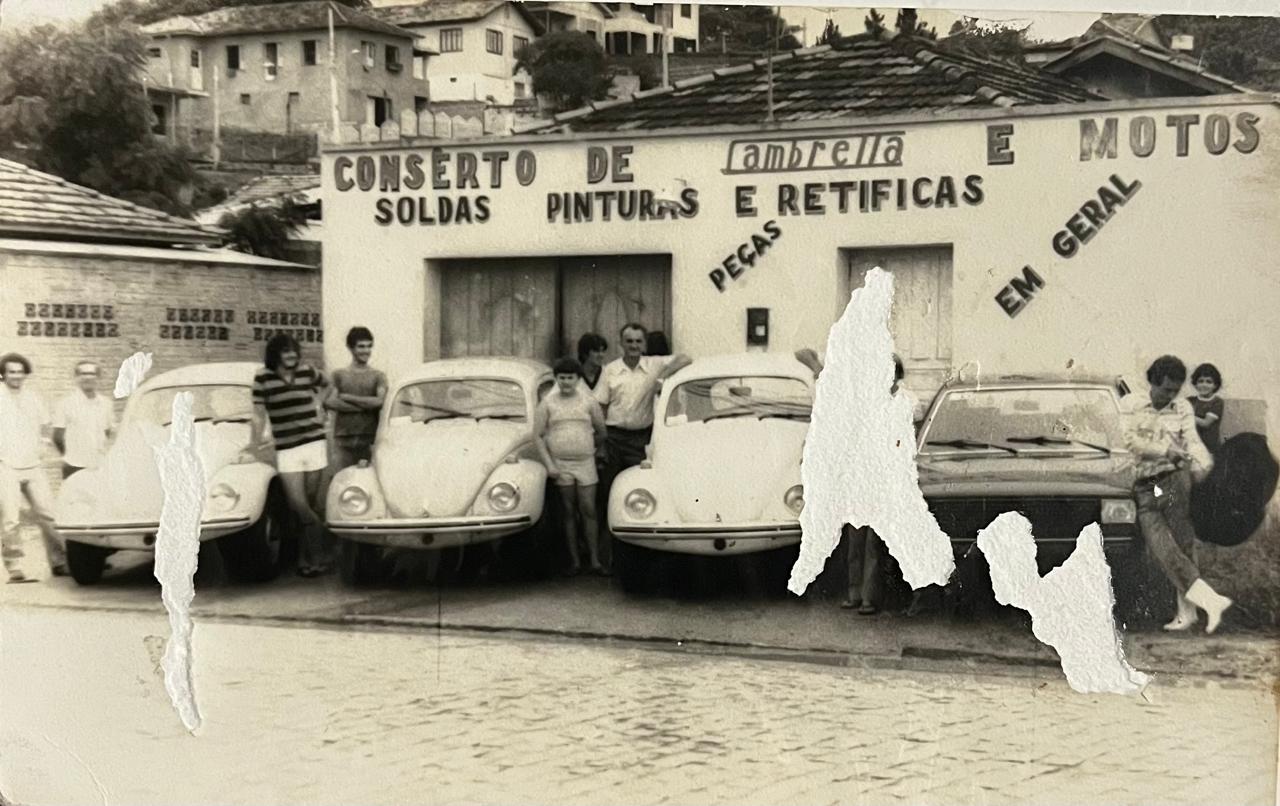 Oficina original de conserto de Lambretta e motos